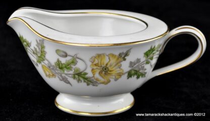 61pc. Set Noritake Wilshire Yellow Floral Green & Gray Leaf #5224 Service for 8+