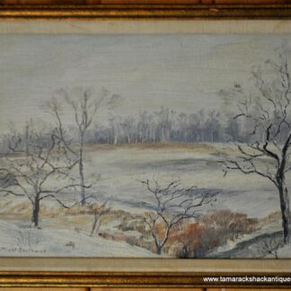 Oil On Board Painting Scioto Valley Ohio Oct 26 1925 Signed Ora Might Southwick
