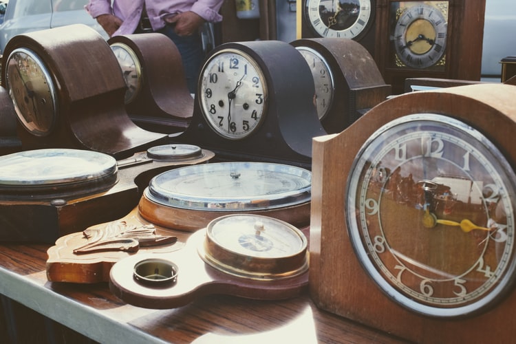 Different types of clocks Tamarack Shack Antiques