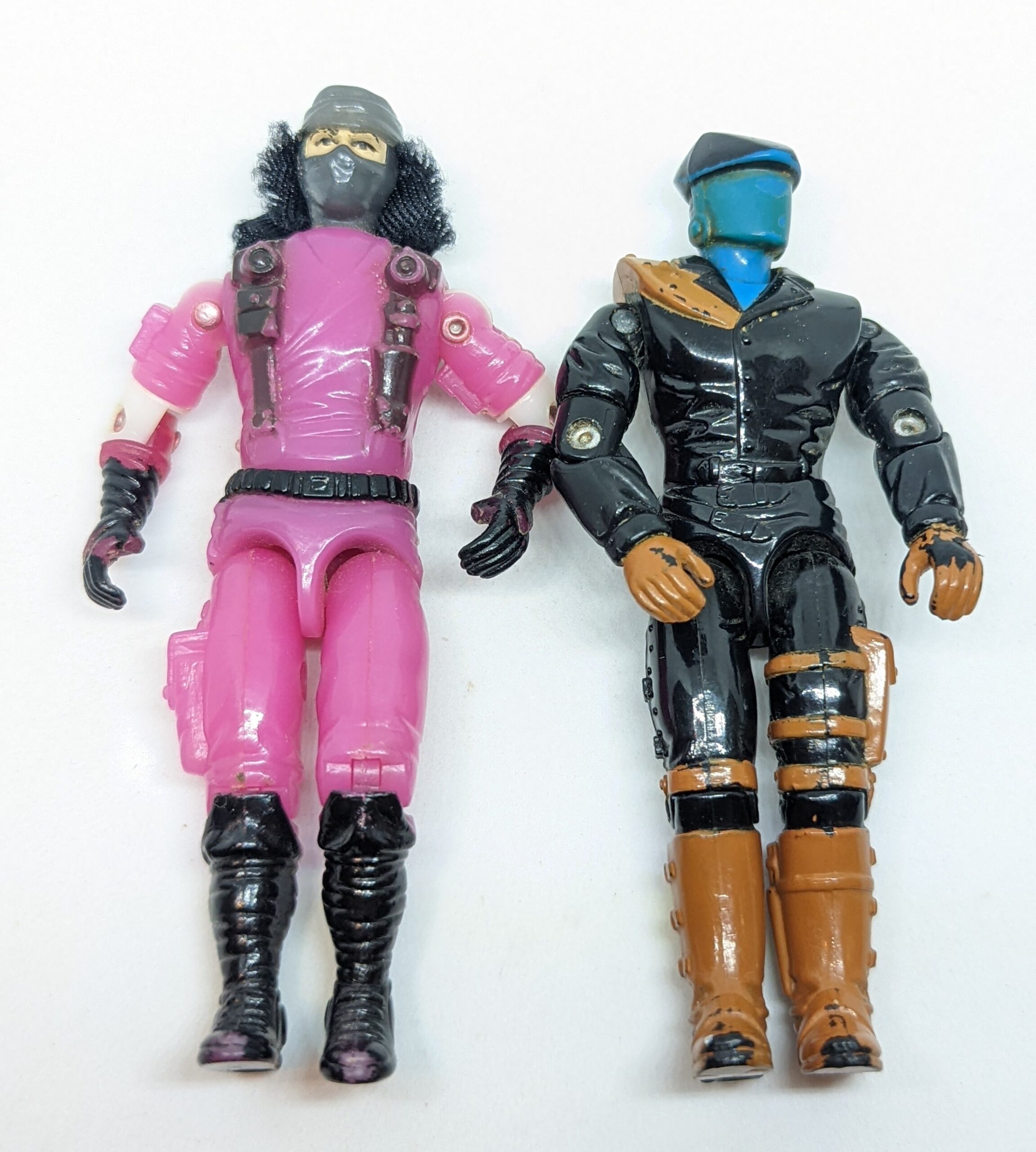 GI JOE COBRA 82-83 HASBRO フィギュア当時物ジャンク品 VTG 1982 83 Hasbro / ARAH GI Joe V1.5 Cobra Commander w/ gun