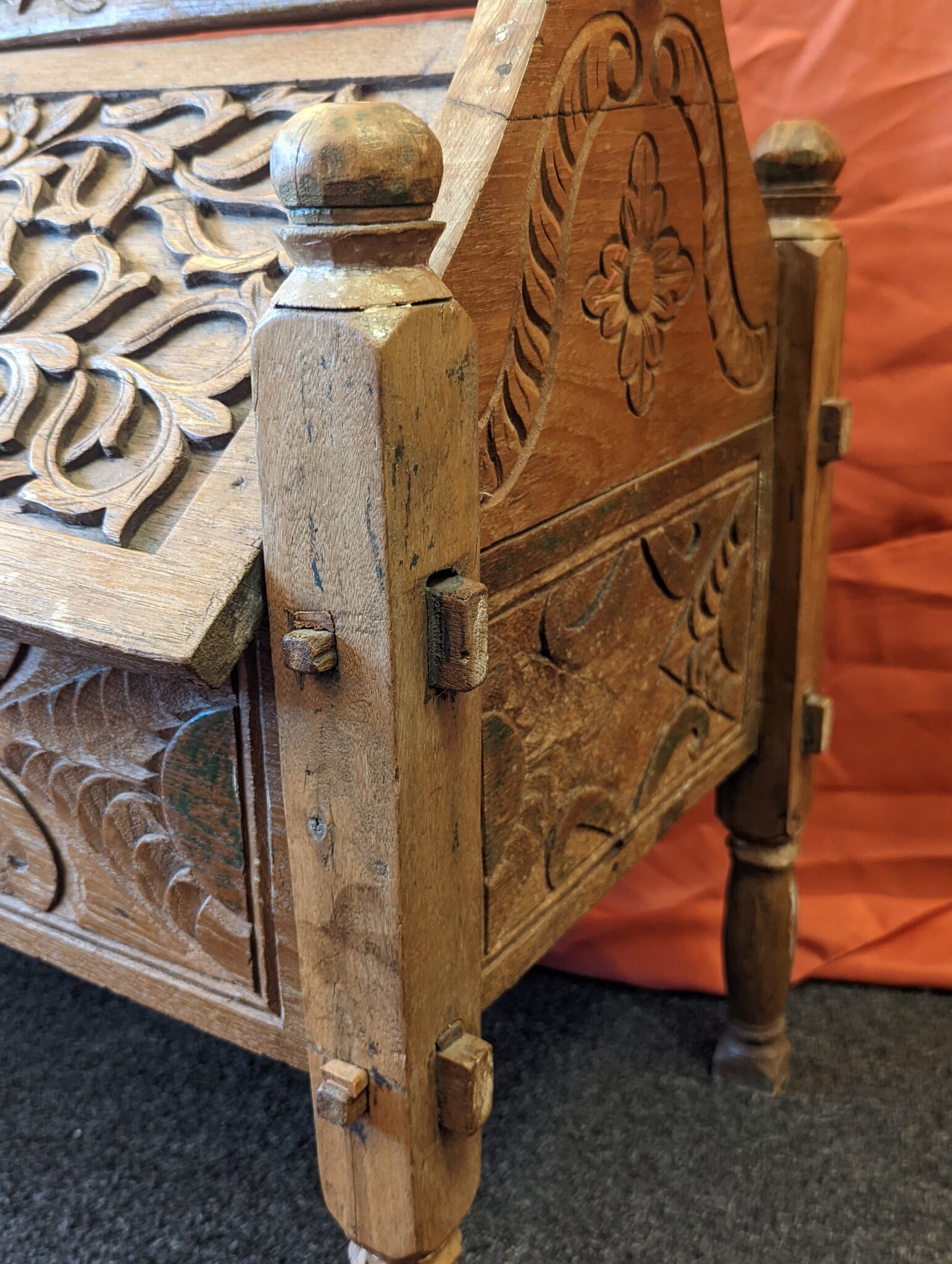 Balinese Bride’s Dowry Chest HandCarved Indonesia Mid 19th