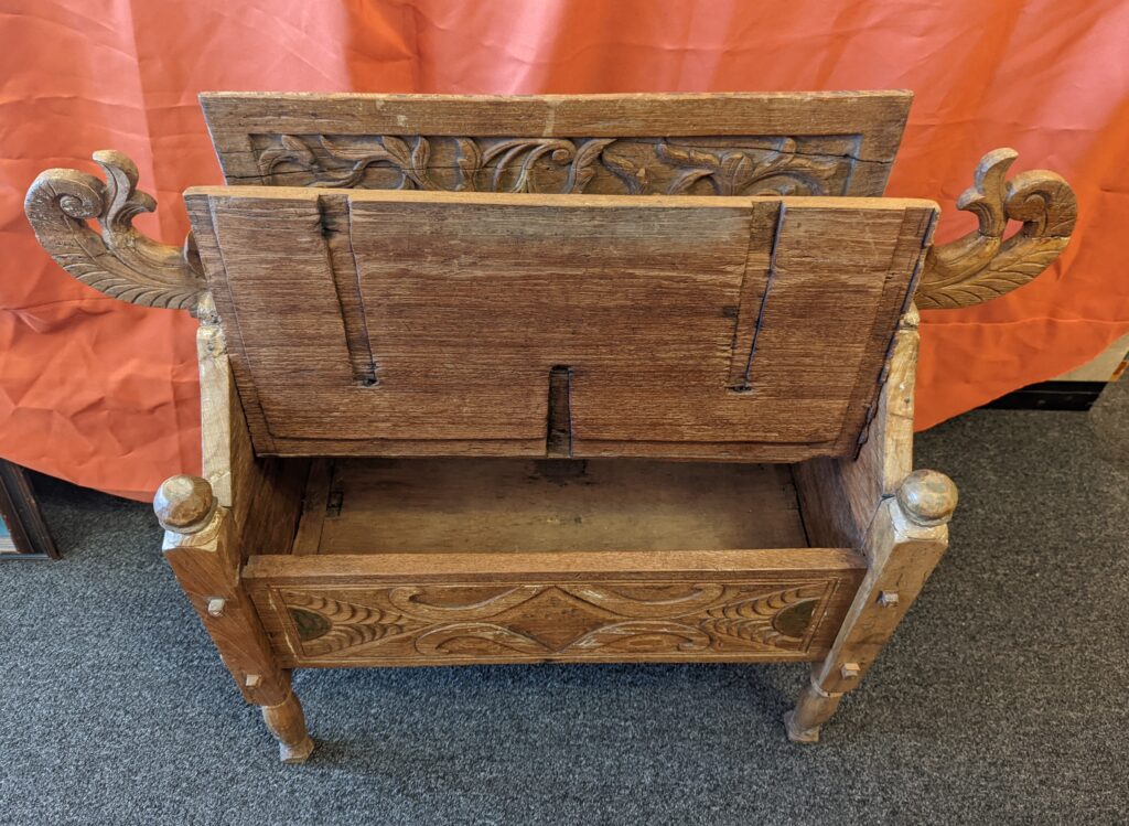 Balinese Bride’s Dowry Chest HandCarved Indonesia Mid 19th
