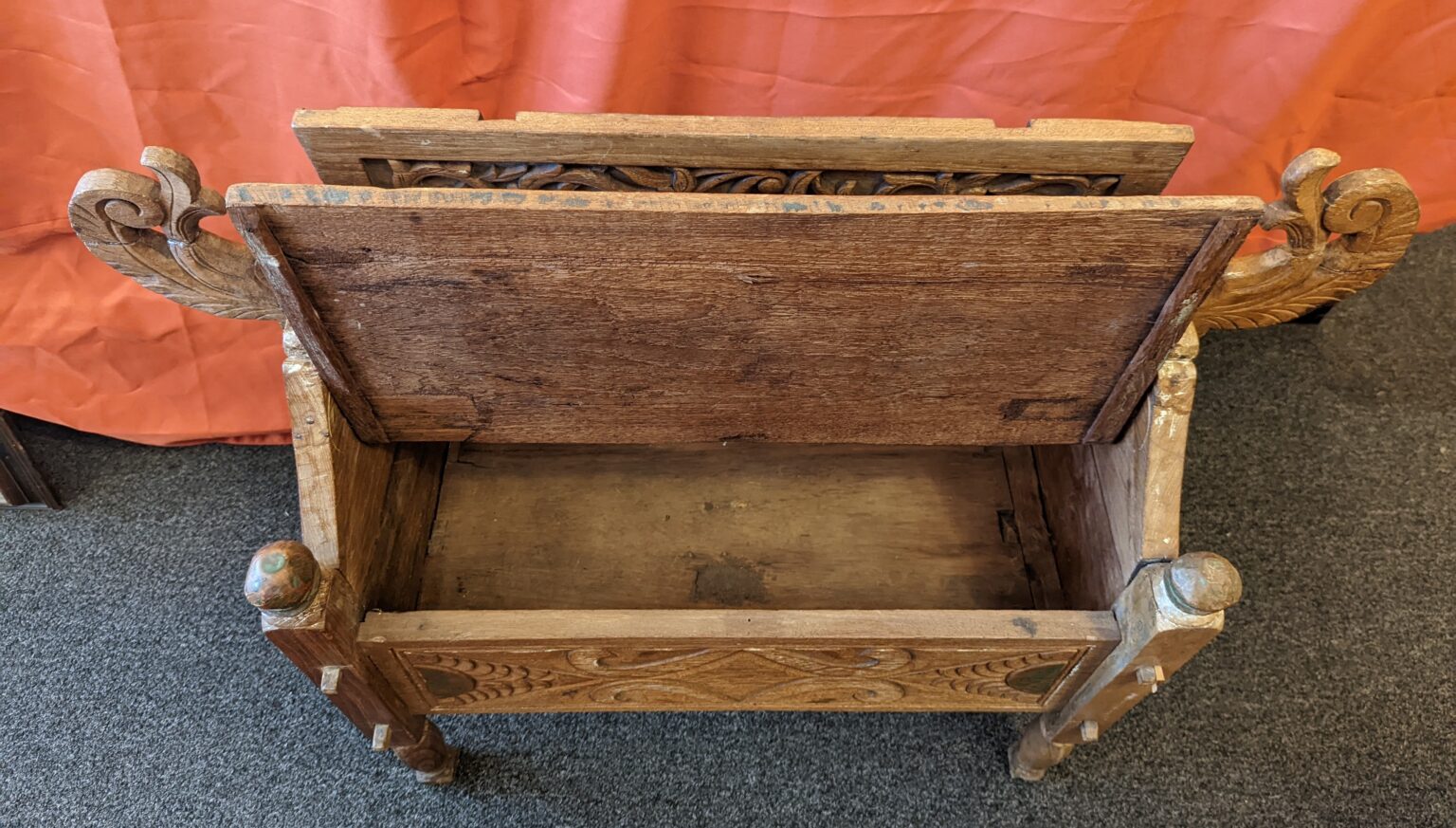 Balinese Bride’s Dowry Chest HandCarved Indonesia Mid 19th