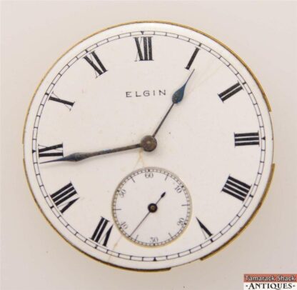 1914 Elgin 16s 7J Grade 292 Pendant Set Pocket Watch Movement For Repair Parts - Image 3