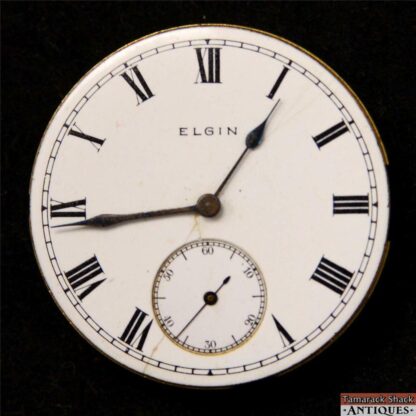 1914 Elgin 16s 7J Grade 292 Pendant Set Pocket Watch Movement For Repair Parts