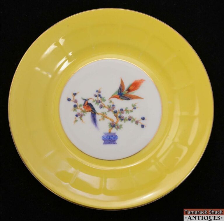 8 Pc Yellow Victoria China Small Tea Set Made in Czechoslovakia