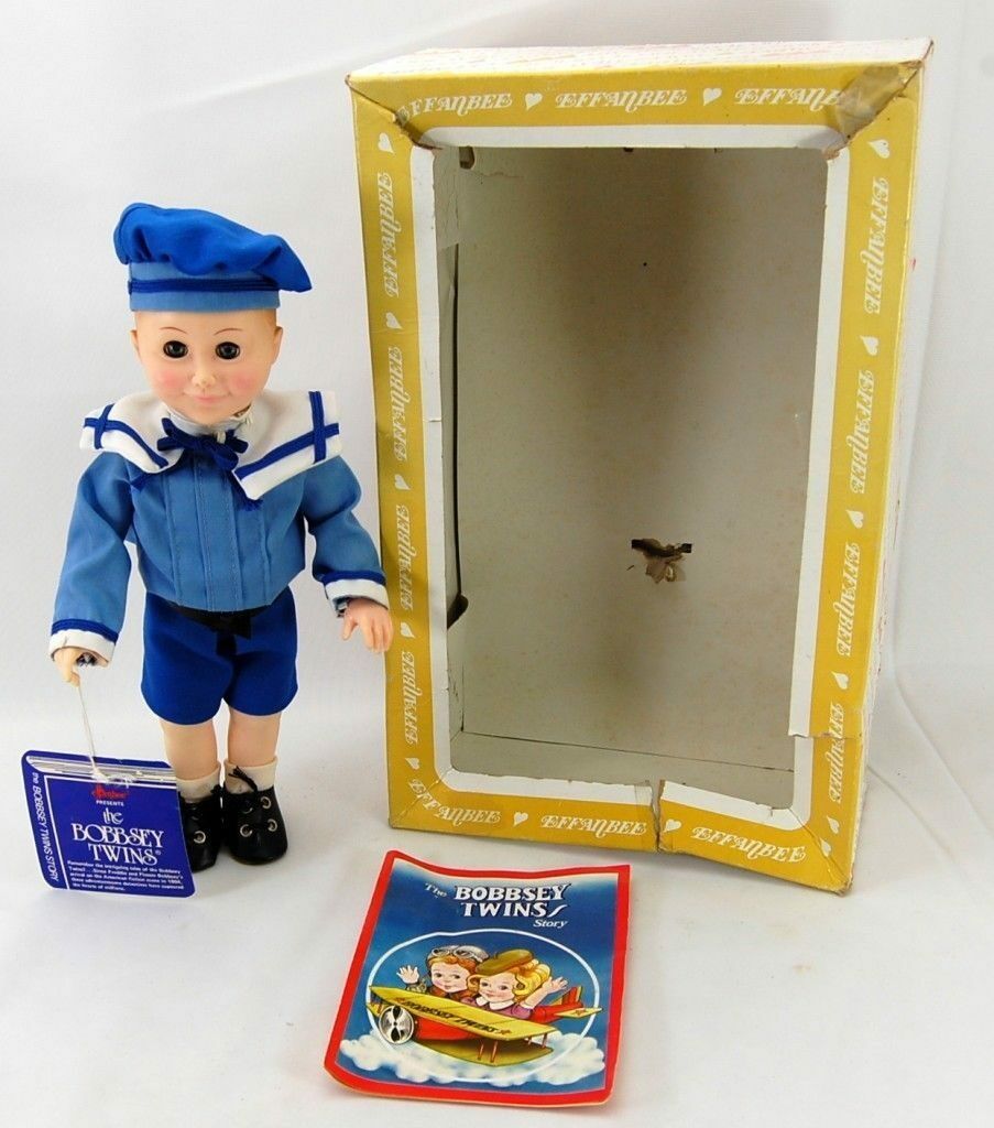 982 Effanbee Bobbsey Twins Doll Freddie #1241 w/Box