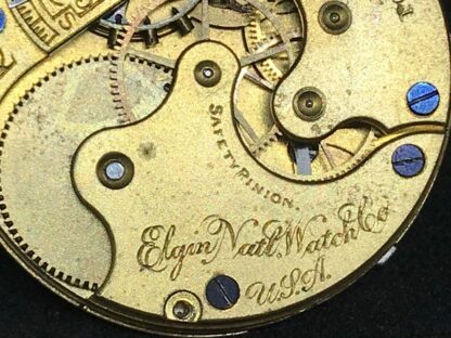 Antique Elgin Nat'l Watch Co. Mod.1 Sz 6s Movement for Parts or Repair | 22801 - Image 8