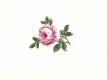 B&G Bing Grondahl Handled Cake Serving Platter, Rose Motif, Gold Trim | 23158 - Image 4