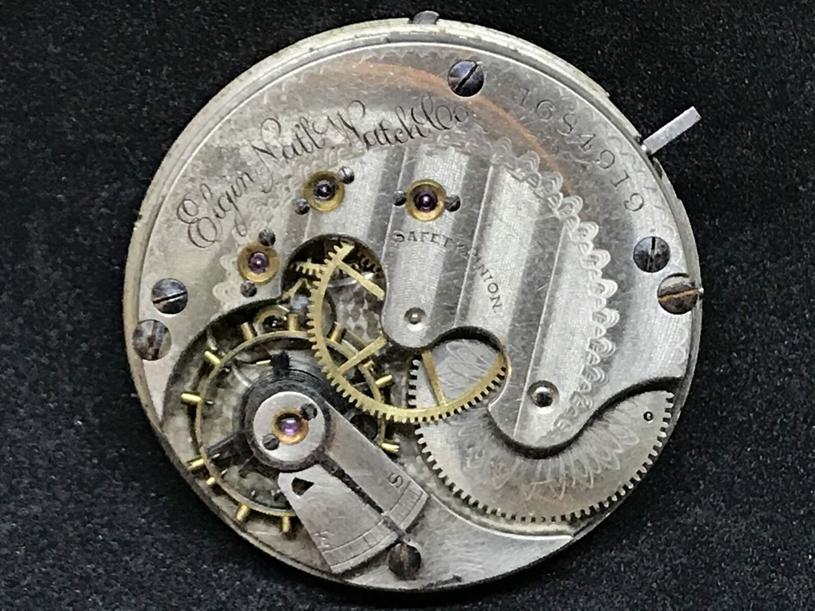 Elgin 8s Pocket Watch Mov't for Parts/Repair, 15j, Mod.1 Grade 67, Ca. 1885 |... - Image 5