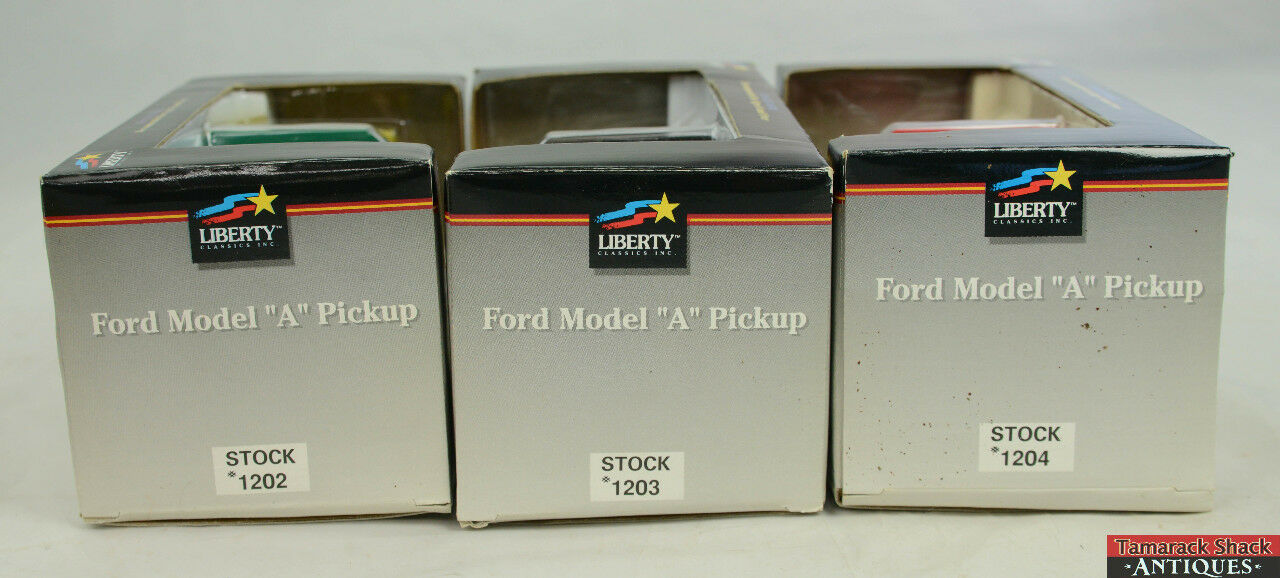 Lot 3 Liberty Classic Ford Model A Pickup Truck True Value Bank Mechanic Paint - Image 6