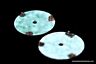 Lot of 2 Antique Hampden Size 5/0 USA Porcelain Pocket Watch Dial White NICE - Image 4