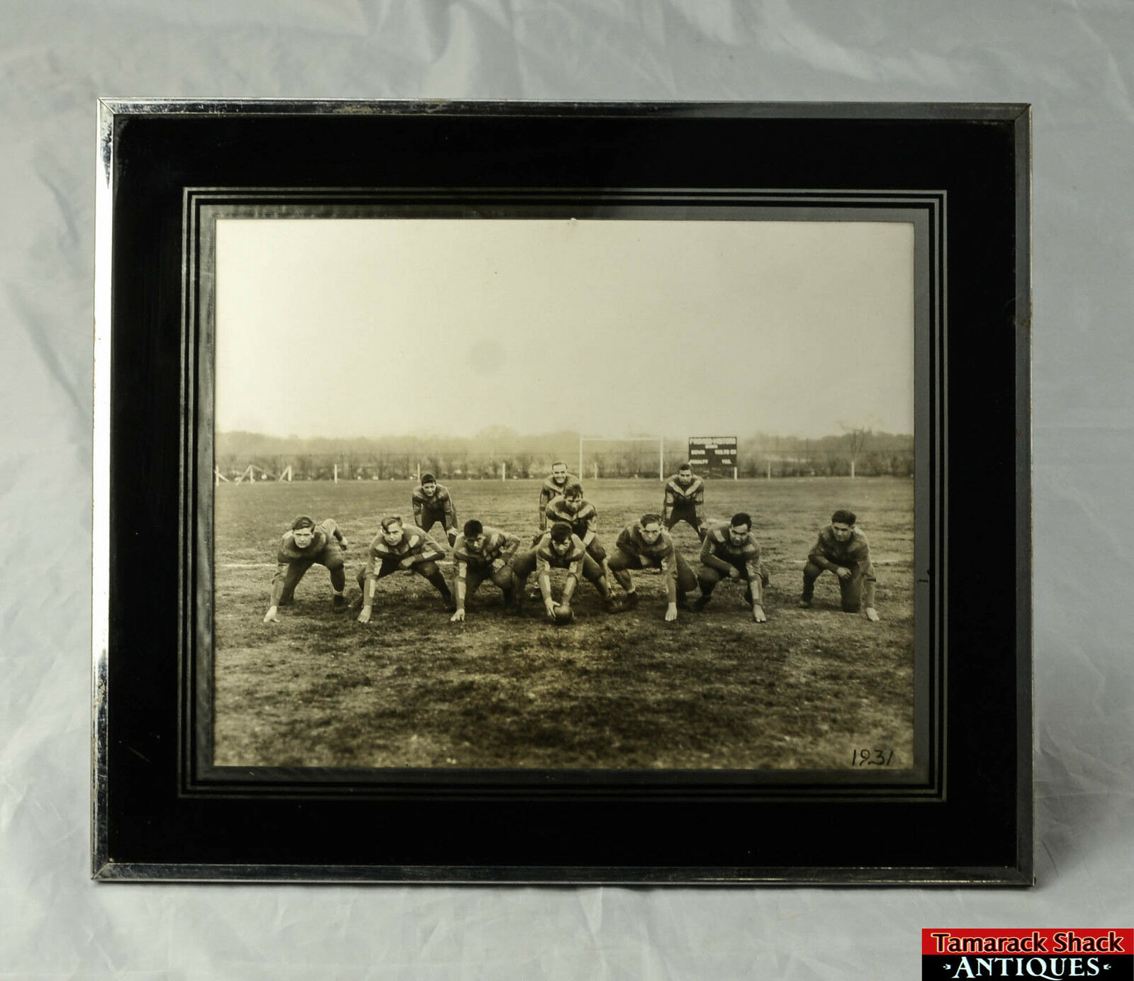 Starting Line-Up Black & White Proviso Provi 1931 High School Football Team I... - Image 3