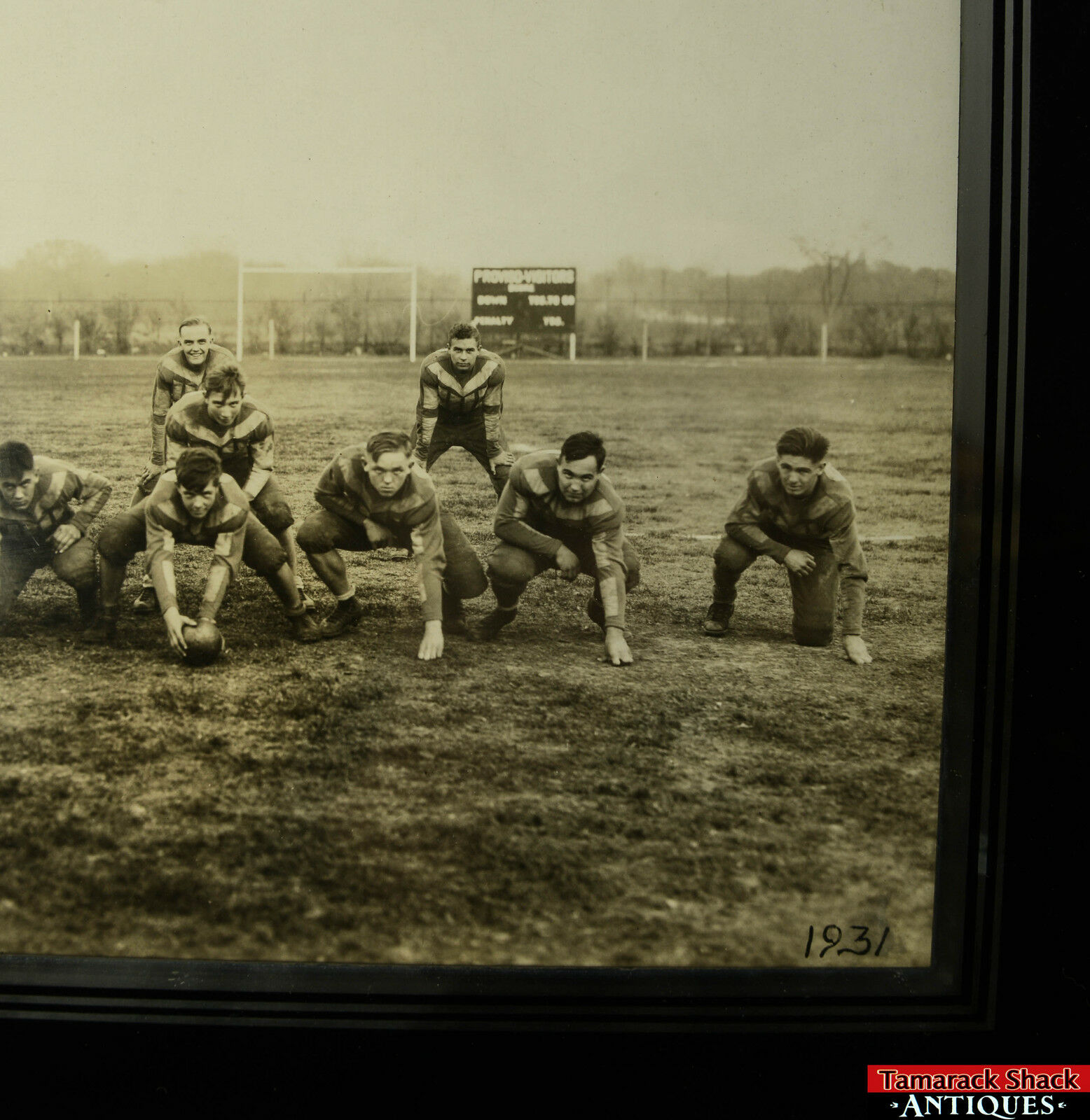 Starting Line-Up Black & White Proviso Provi 1931 High School Football Team I... - Image 4