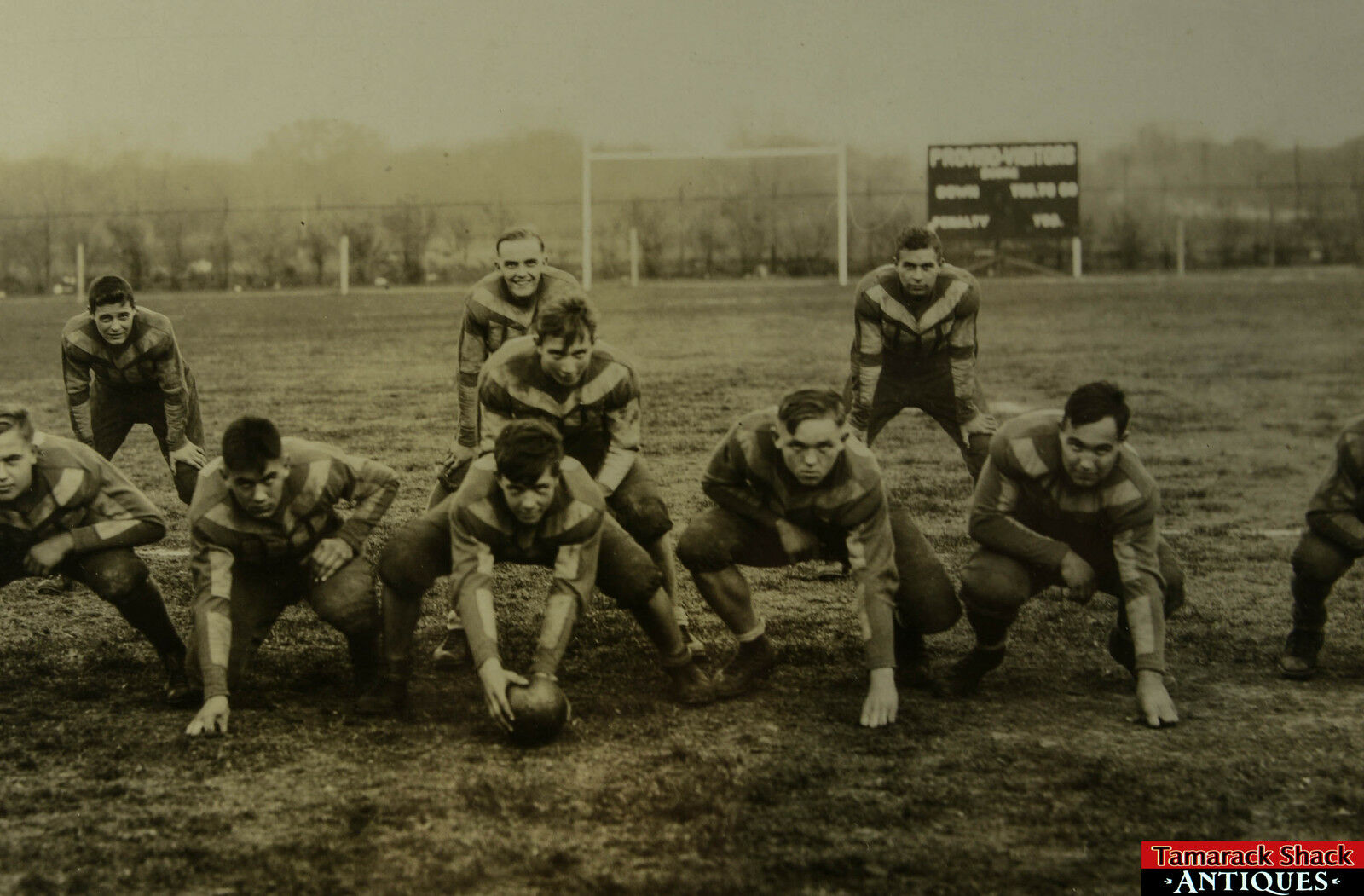 Starting Line-Up Black & White Proviso Provi 1931 High School Football Team I... - Image 5