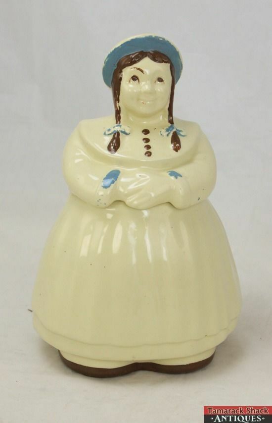 Vintage Original Paint Shawnee Great Northern Dutch Girl /Jill Cookie Jar