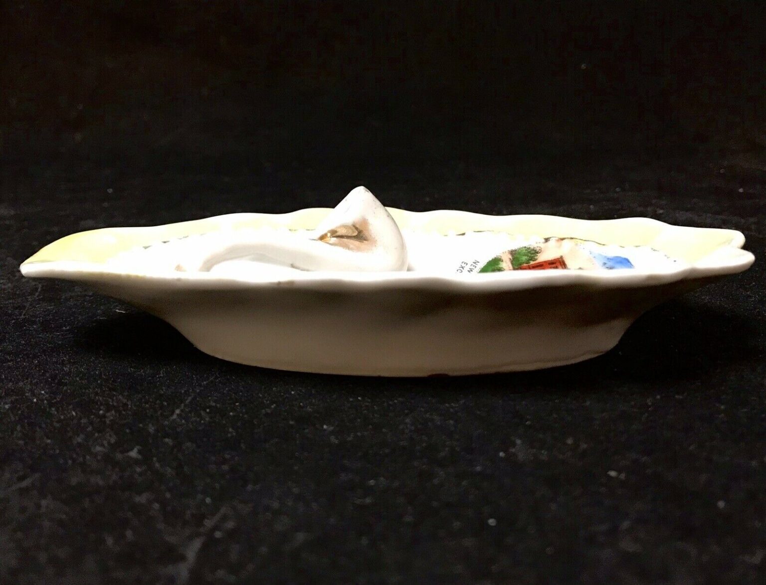 Antique German Pipe Souvenir Ashtray from New Consistory Temple ref