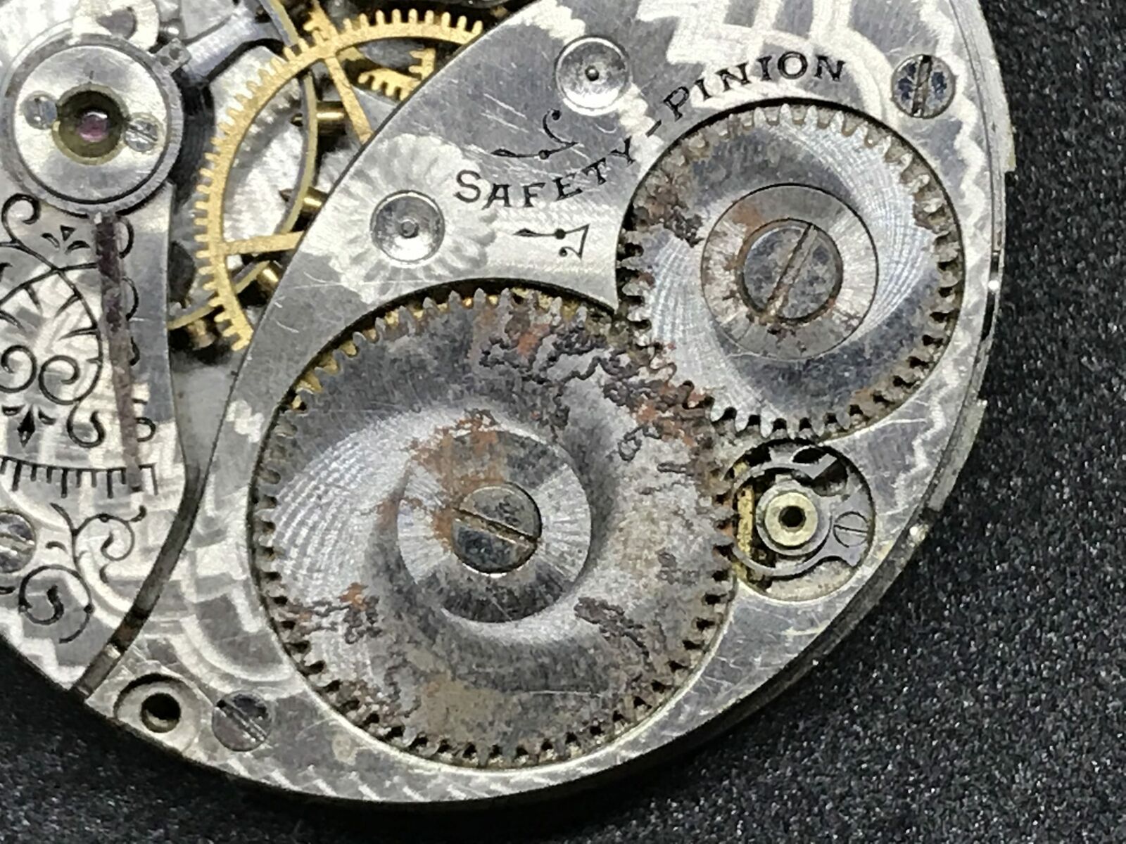 Elgin 0s Pocket Watch Movement for Parts/Repair, 7j, Grade 320, Mod.2, Ca. 19... - Image 7