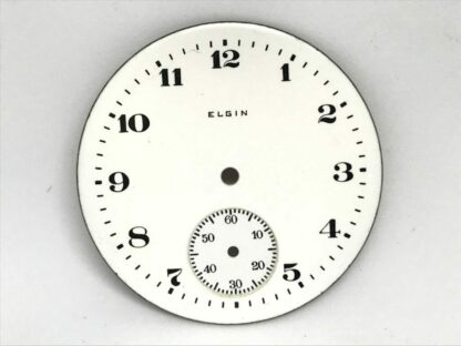 Elgin 16s Single Sunk Arabic Script Pocket Watch Dial, Nice Condition | 23246