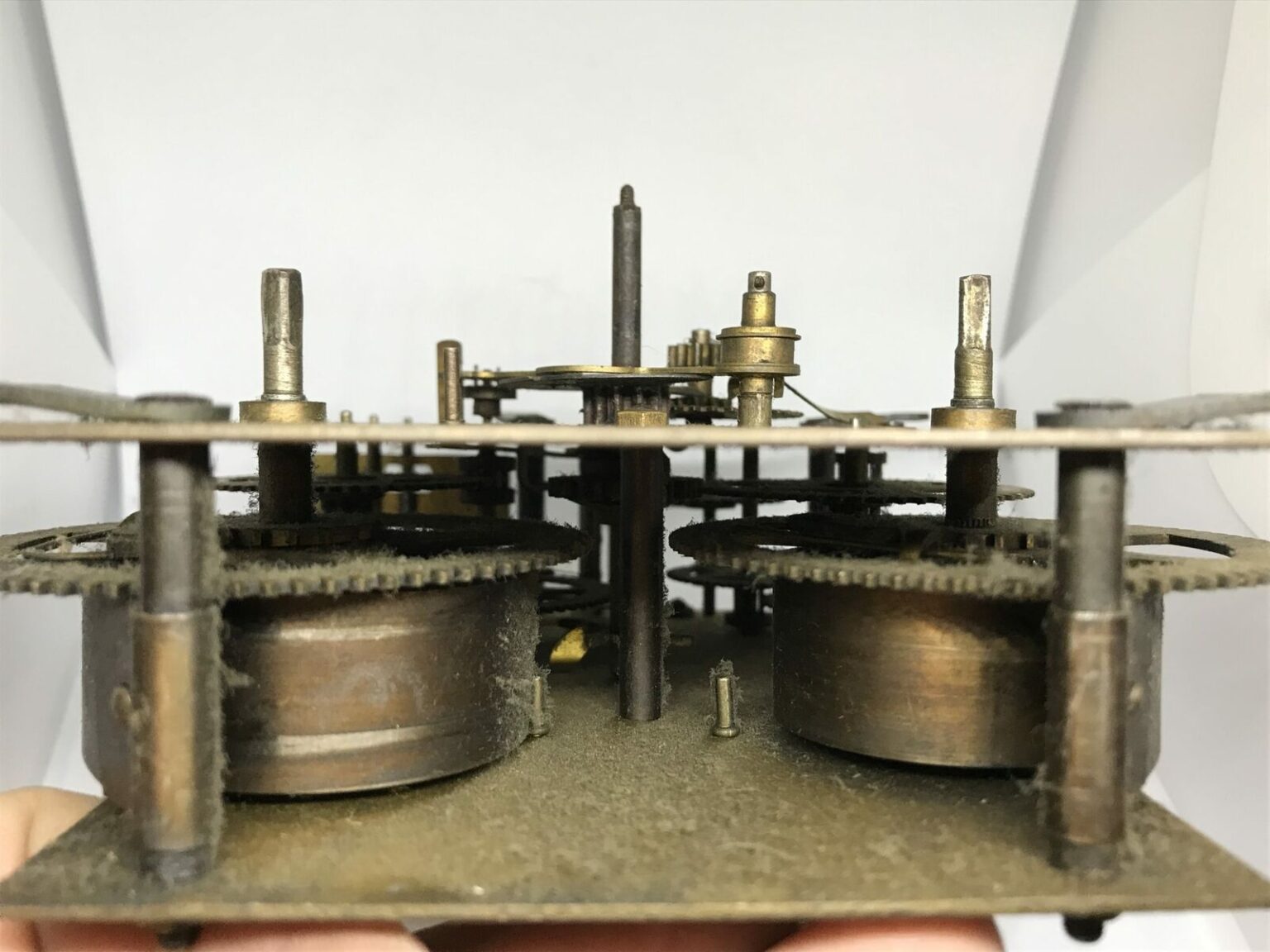Interesting Wm. L. Gilbert Mechanical Clock Movement for Parts | ref