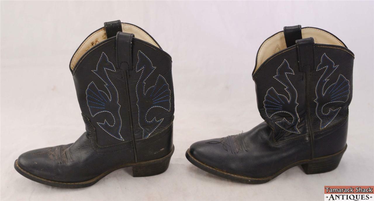 Schoenen Herenschoenen Laarzen US 8 Smoky Mountain Youth Madera Leather Western Boot 