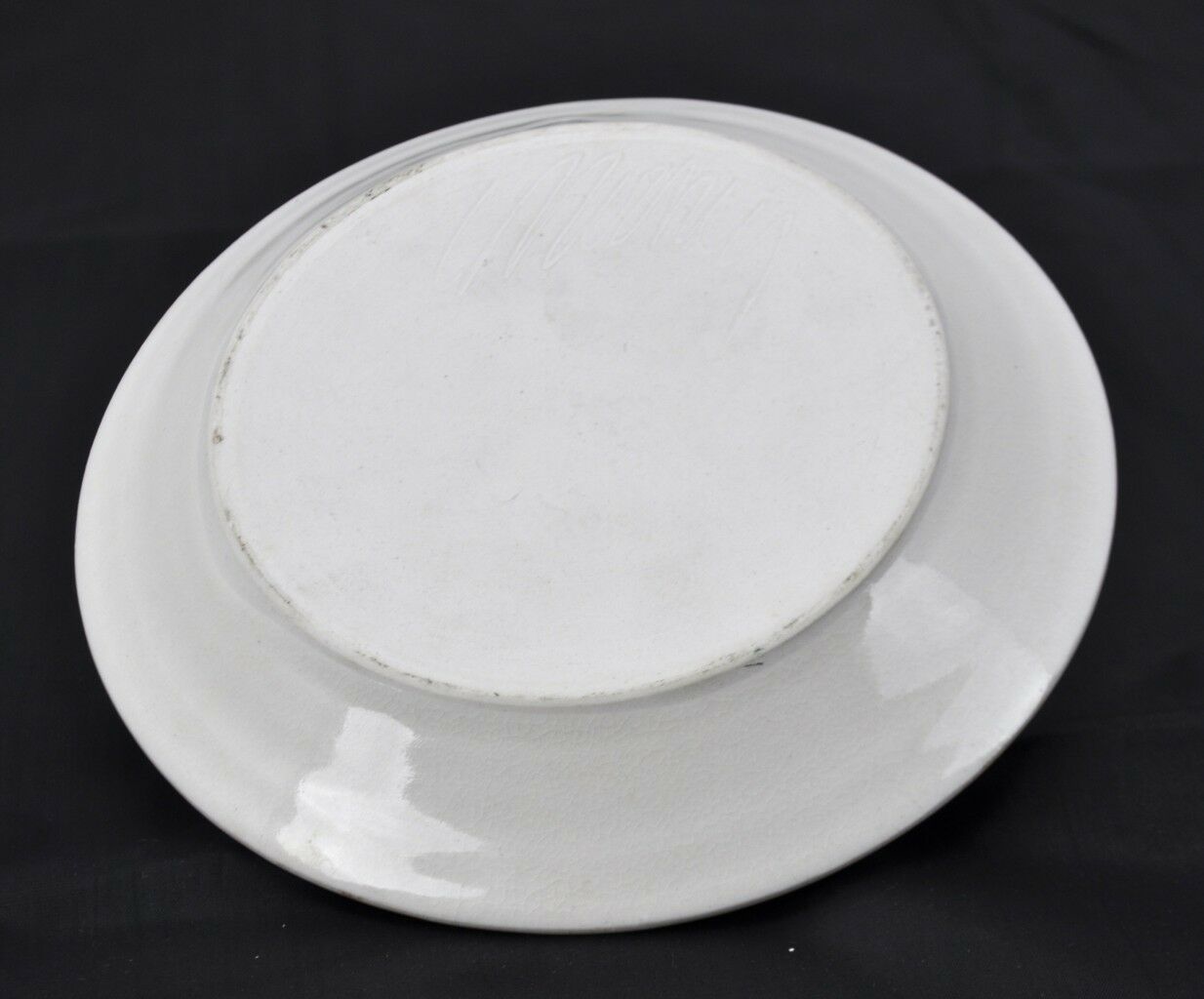 VTG Hand Painted Studio Art Pottery Cheese/Butter Dish - Image 4