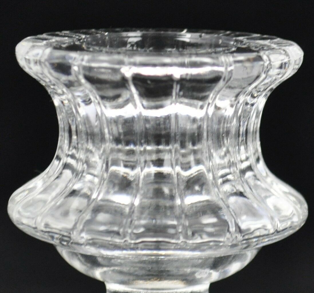 Vintage Cambridge Caprice 3 Light Clear Glass Candlestick Holder - Image 3