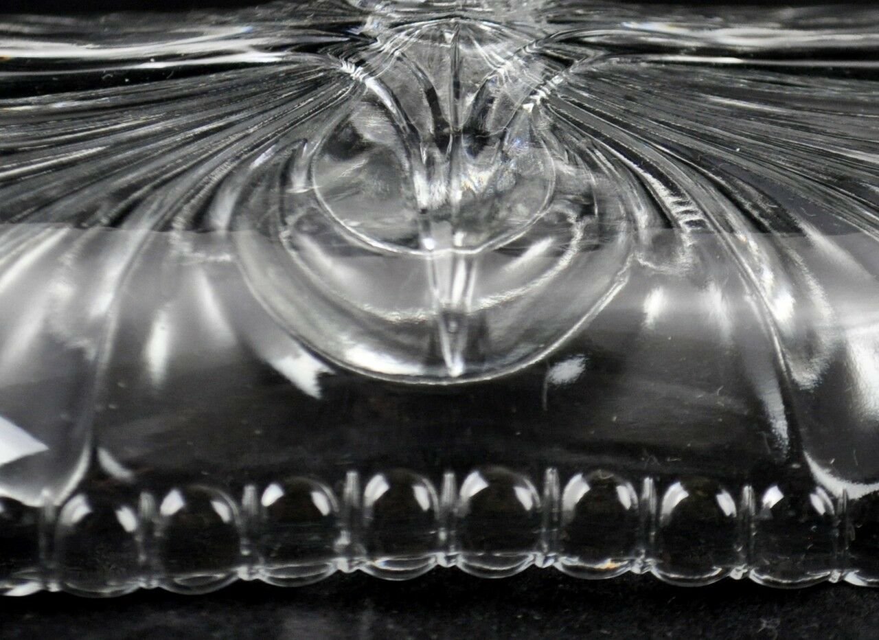 Vintage Cambridge Caprice 3 Light Clear Glass Candlestick Holder - Image 4