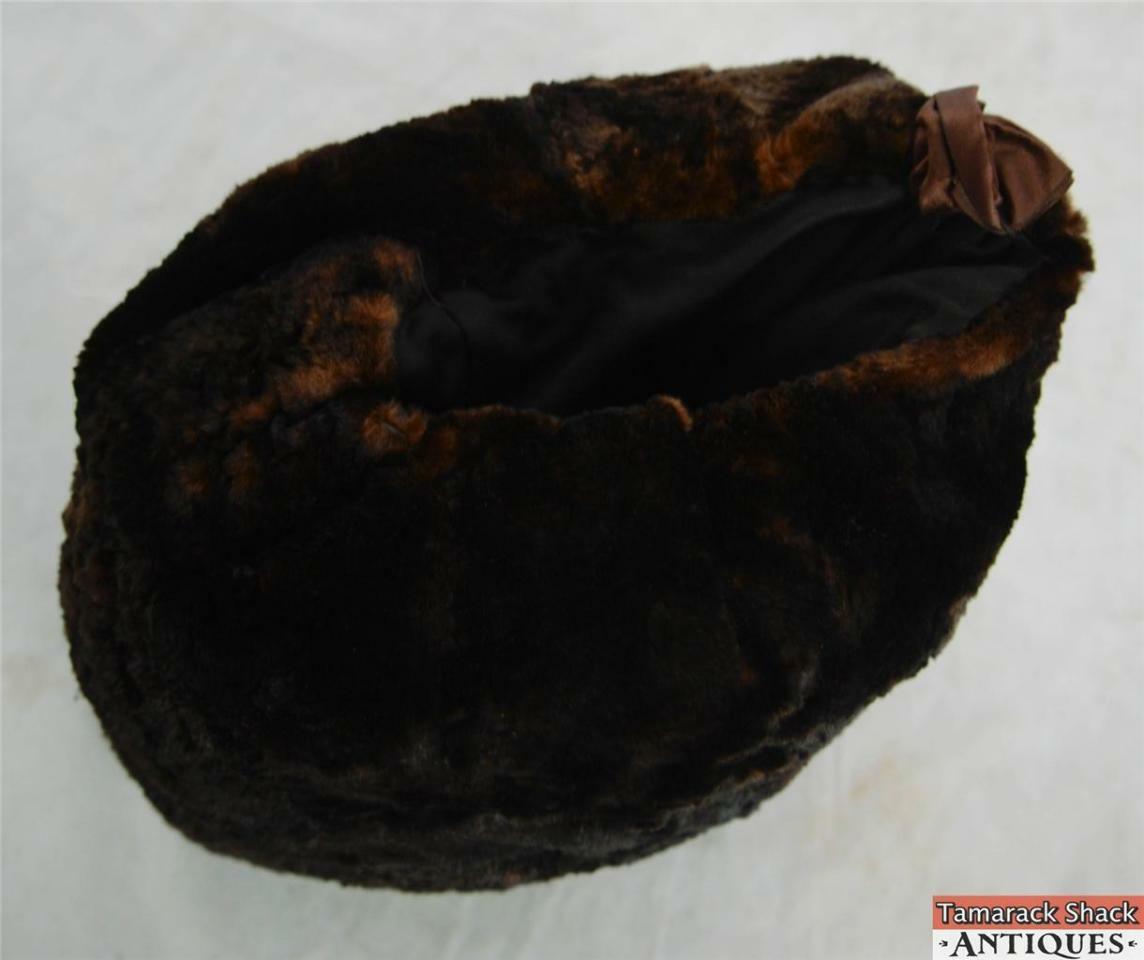 Vintage Genuine Beaver Muff Women's Fur Hand Warmer Luxury Glamour Accessory - Image 6