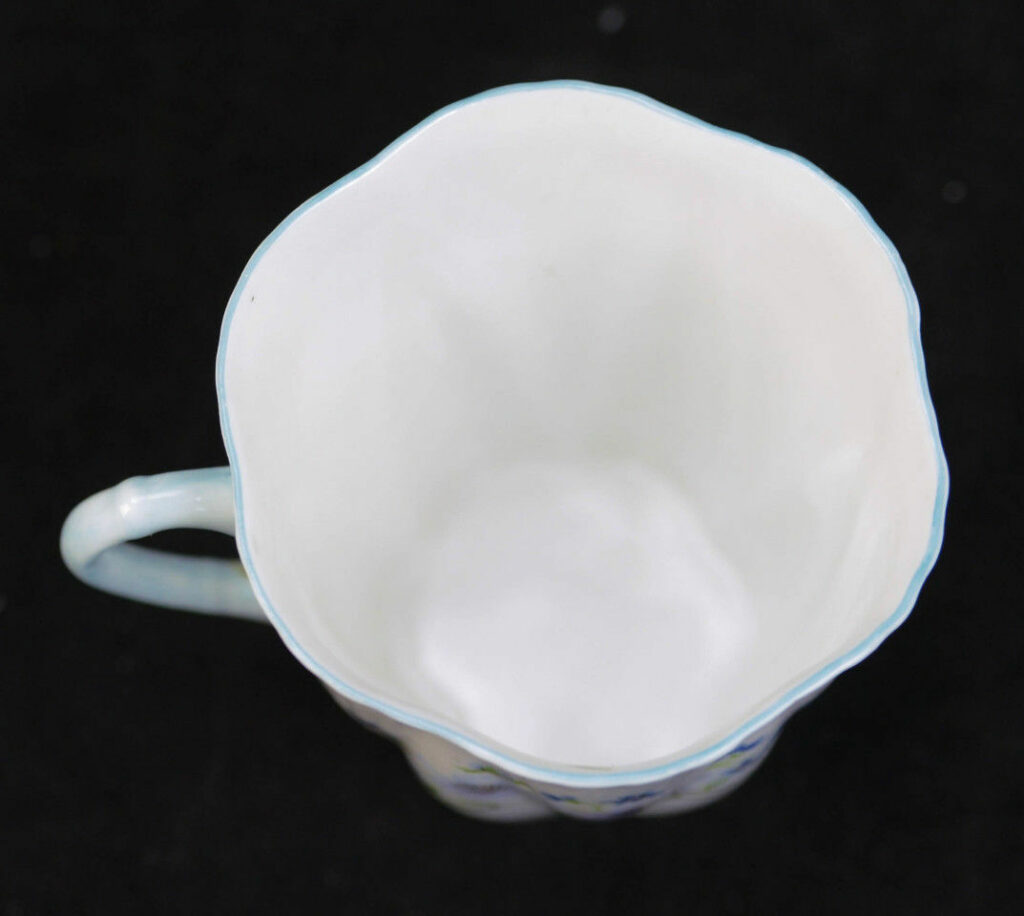 Shelley Blue Rock #13591 England Bone China c.1945-66 Demitasse Cup