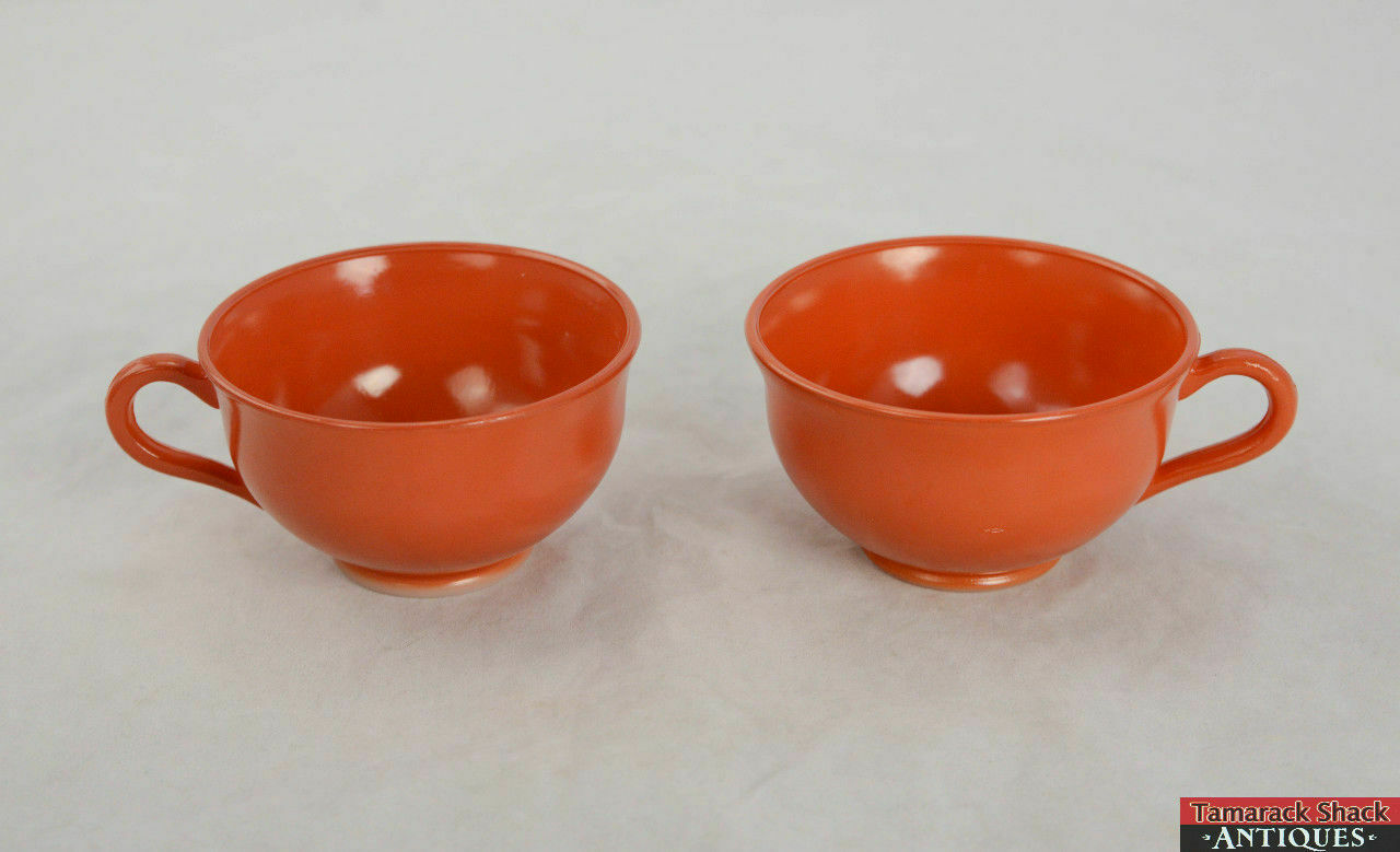 Lot of 14 Assorted Hazel Atlas Ovide Burgundy Flamingo Russet Cups Mix & Match! - Image 6