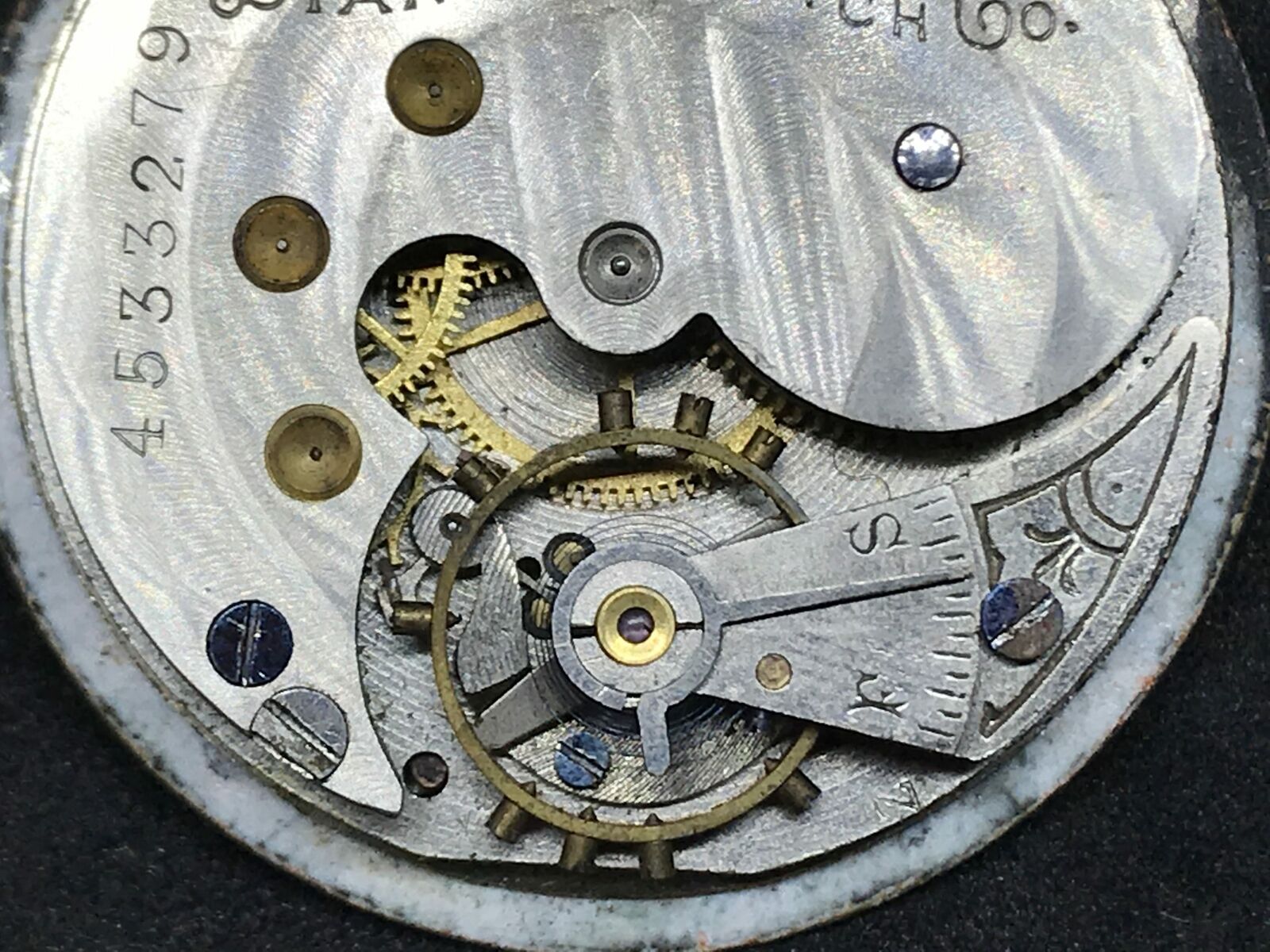 NY Standard Size 10s Pocket Watch Movement & Dial Ca.1885-1929, Parts/Repair ... - Image 5