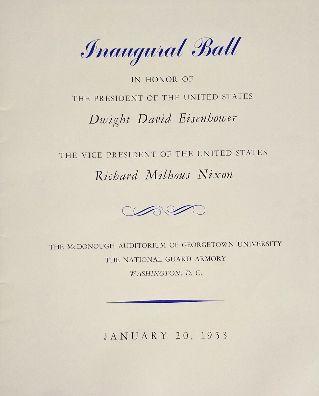 Rare Complete Unused 1953 Eisenhower Nixon Inauguration Invitation Ticket Lot - Image 11