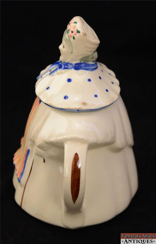 Shawnee-Granny-Ann-Art-Pottery-Tea-Pot-wLid-Pink-Blue-Apron-Flower-Hat-USA-Made-360890394923-3.jpg
