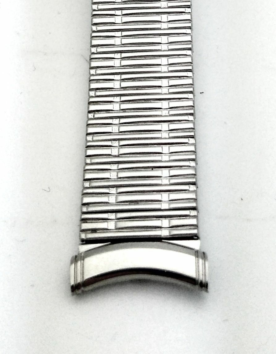 Vintage Men's Stainless Steel Kreisler 18mm NOS Expansion Watch Band 60s GEO MOD NEW - Image 5