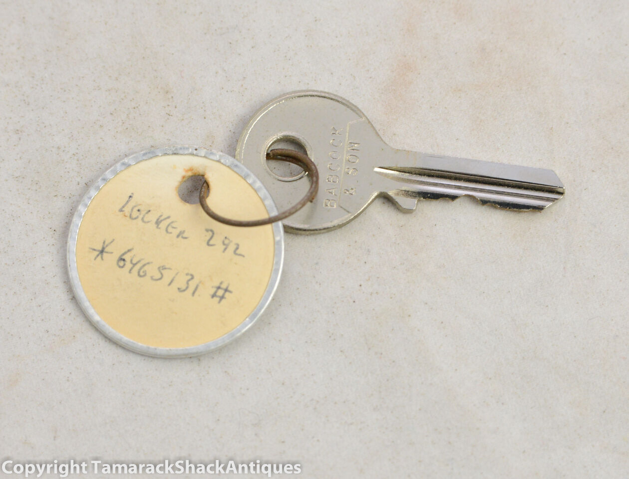 Vintage ABUS Brass Five Cylinder Padlock With Key Nice Patina - Image 8