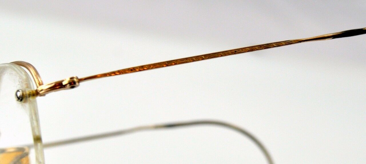 Vintage Shuron 1/10 12k Gf Eyeglasses Spectacles .7oz Retro Antique 4 1/2" - Image 10