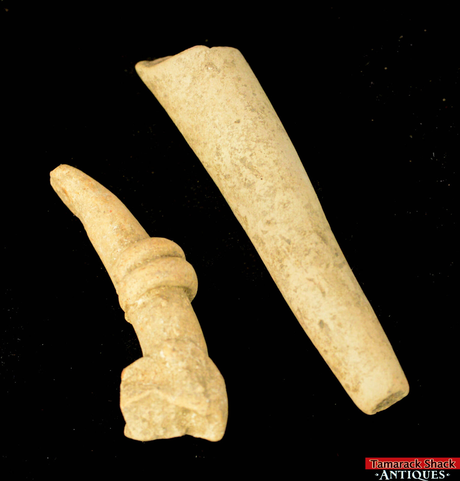 2 Unique Mayan Cenote Yucatan Dig Pre-Columbian Old Stone Ancient Artifacts L4Z - Image 7