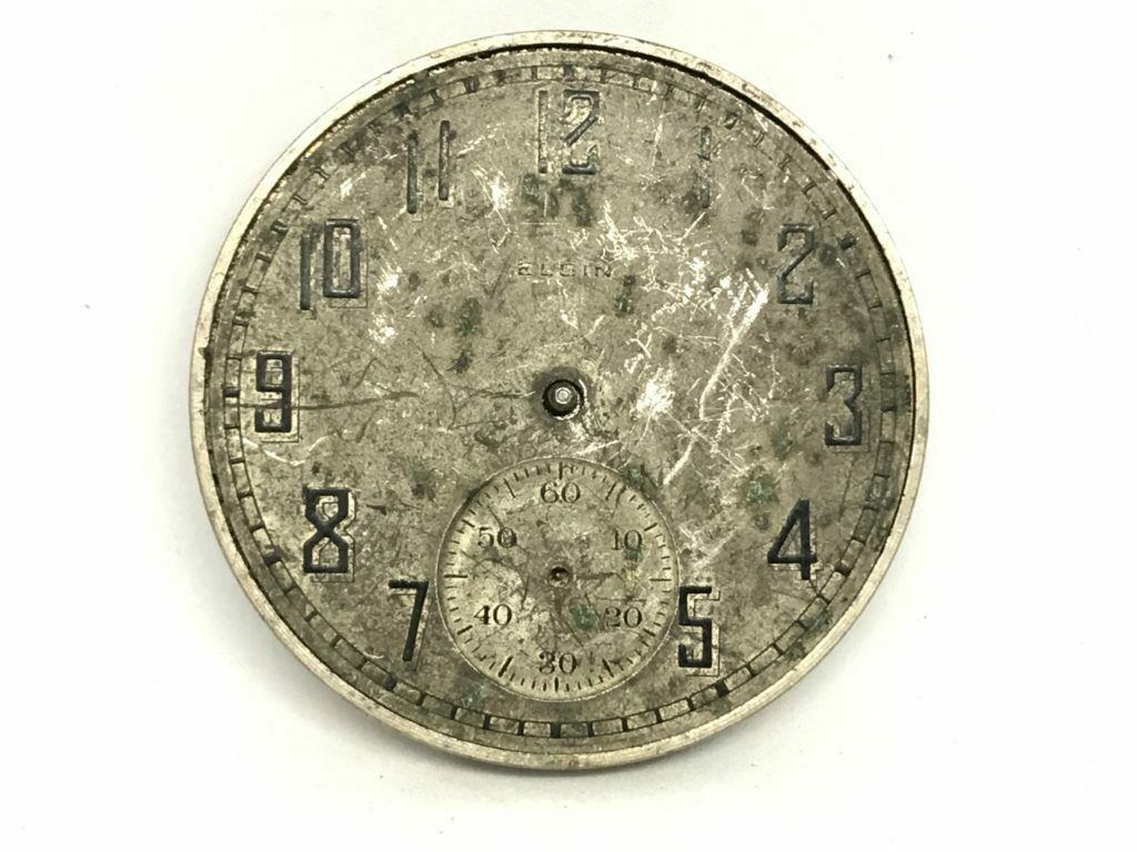 Elgin 12s Model 3 Pocket Watch Movement & Dial for Parts/Repair | 23325