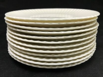 Lenox Priscilla Mid-Century 7 1/8" Soup Cup Saucer Plates, Set of 12 | 22997 - Image 3