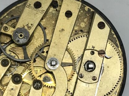 Oliver Quartier Cylinder Bar Pocket Watch Movement & Dial Parts/Repair | 23438 - Image 6