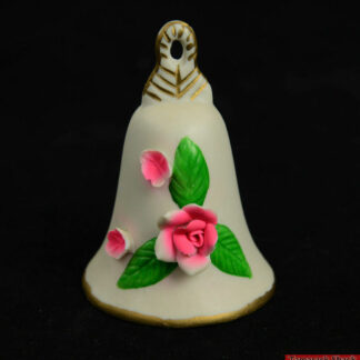 Rare Vintage 1977 Spencer Gift Bell Flowers Leaves Original Paint? Porcelain