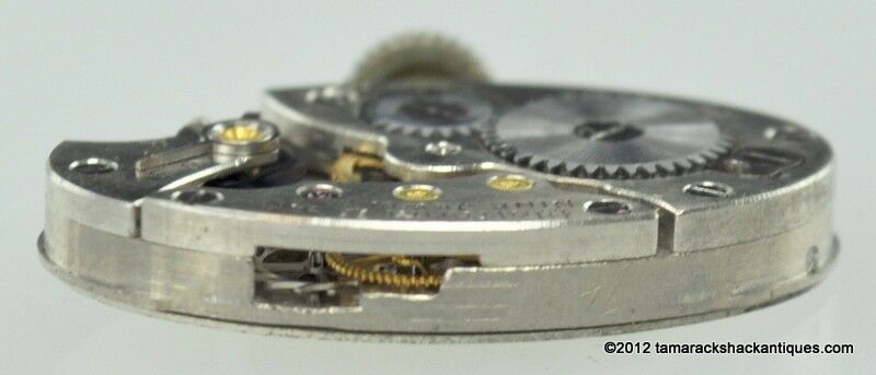 1936 Waltham 10K White Rolled Gold Plate Art Deco Square Ladies Watch 9 Jewels - Image 3