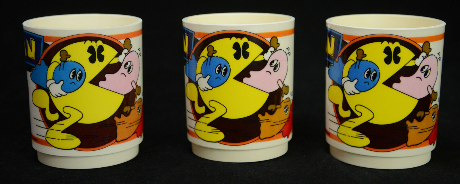 made by Deka 1980s Vintage Pac-Man cup
