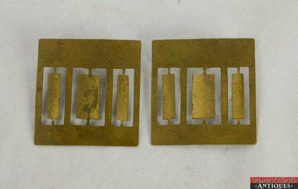 Retro 1990s Artisan Brass Steampunk Pop Grunge Junkyard Salvage Earrings