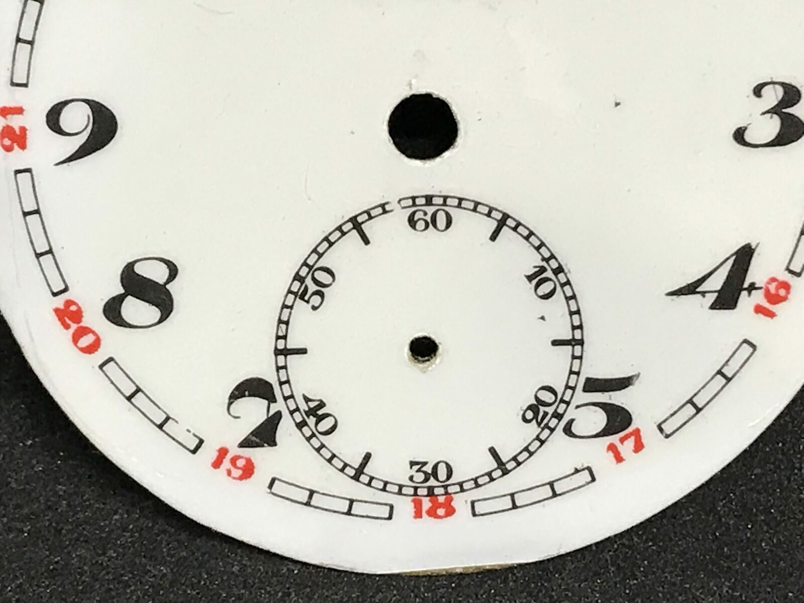 Vintage Doxa 24 Hour Pocket Watch Dial, 46mm Size 19s or 20s, | 22795 - Image 4