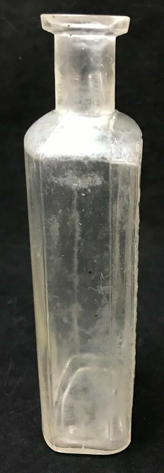 Vintage Embossed S. Webster & Co. Pharmacist's RX Apothecary Boston Glass Bottle - Image 5