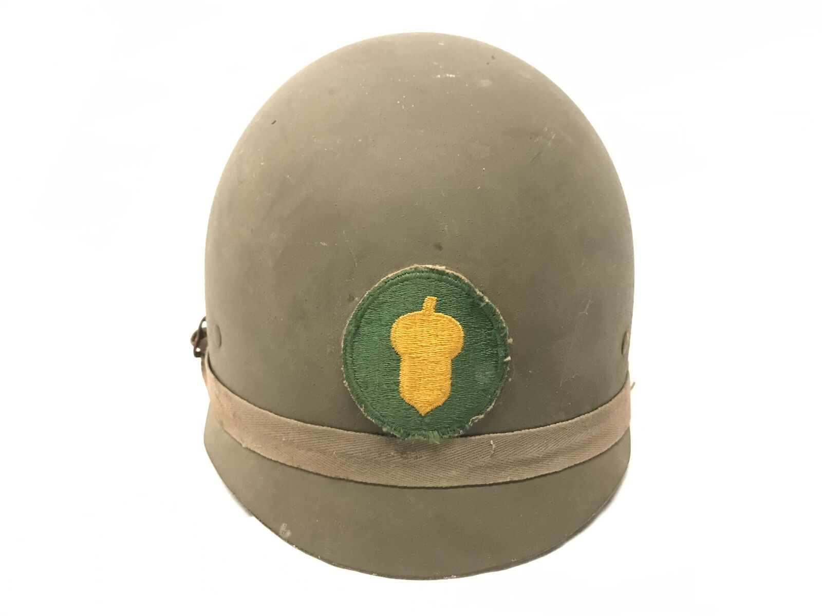 WW2 U.S. Army 87th Infantry Military M1 Helmet Liner & Patch || ref 22106 - Image 4