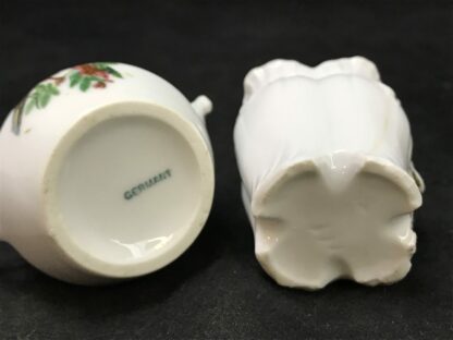 6 Fine China & Pottery Toothpick Holders, Ireland Souvenir, Lefton, Gilded | ... - Image 11