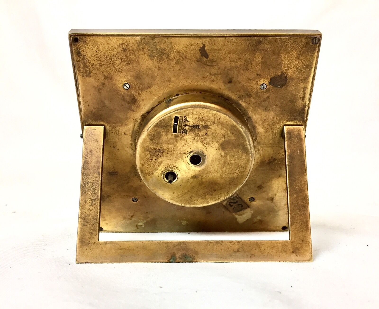 Antique Grogan Pittsburgh Desk Clock C.H. Depose French 1910s For Repair 5623 - Image 6